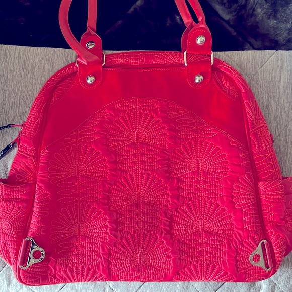 Petunia Pickle Bottom Sashay Satchel/Backpack Diaper Bag. - Picture 2 of 5